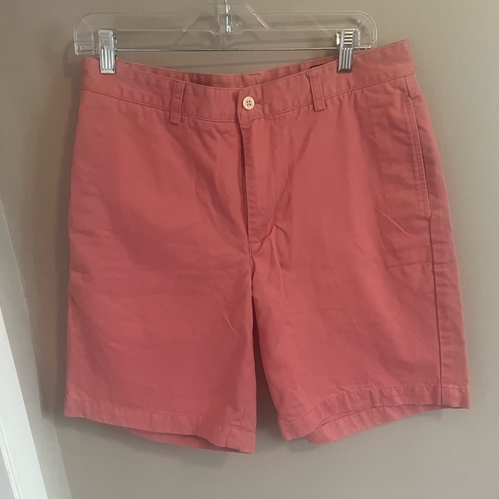 Vineyard vines club shorts salmon inseam 8.5 rise 10 waist 16/ 32